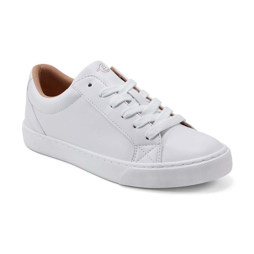 Easy Spirit Women's Lorna Lace-Up Sneakers- Size 9.5- White